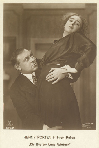 Movie poster for Die Ehe der Luise Rohrbach (1917)