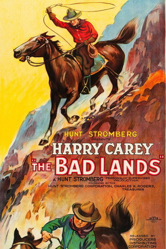Movie poster for The Bad Lands (1925)