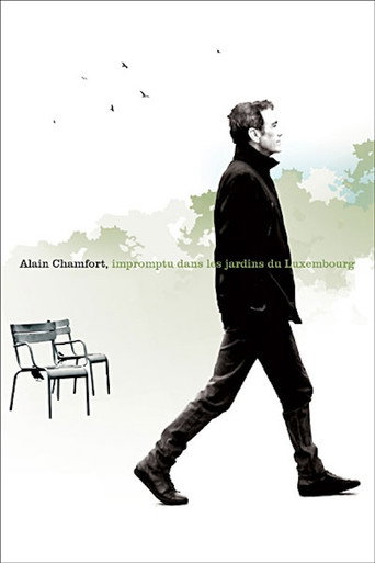 Alain Chamfort Impromptu dans les jardins du Luxembourg poster