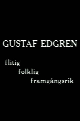 Gustaf Edgren - flitig, folklig, framgångsrik filmregissör poster