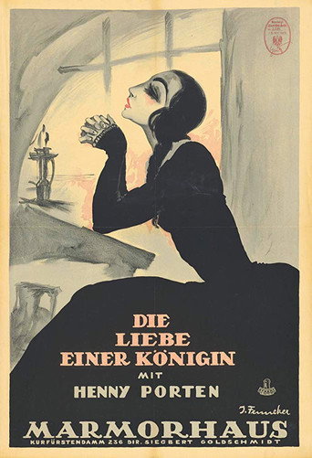 Movie poster for The Love of a Queen (1923)