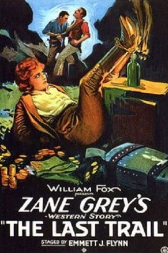 Movie poster for The Last Trail (1921)