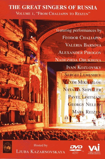 Movie poster for The Great Singers of Russia - Volume 1