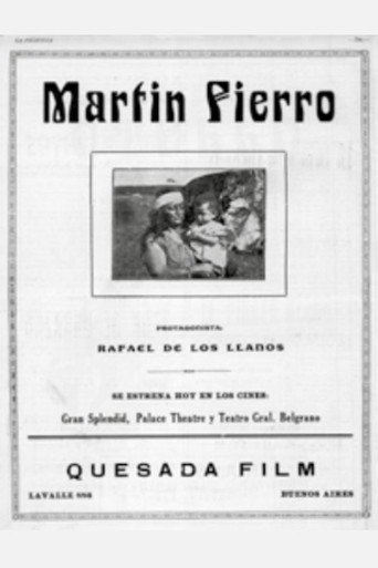 Movie poster for Martín Fierro (1923)