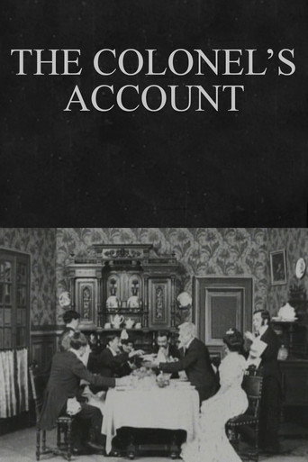 Movie poster for The Colonel's Account (1907)
