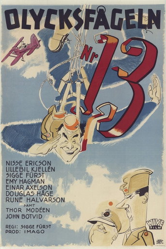 Movie poster for Olycksfågeln nr 13 (1942)