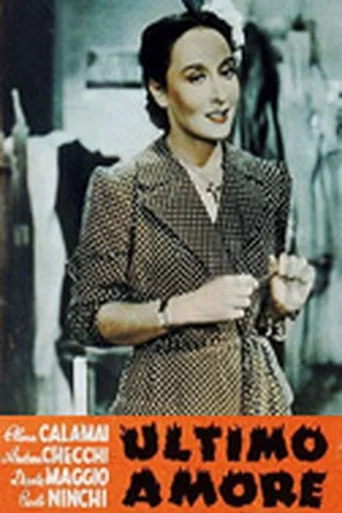 Movie poster for Ultimo amore (1947)