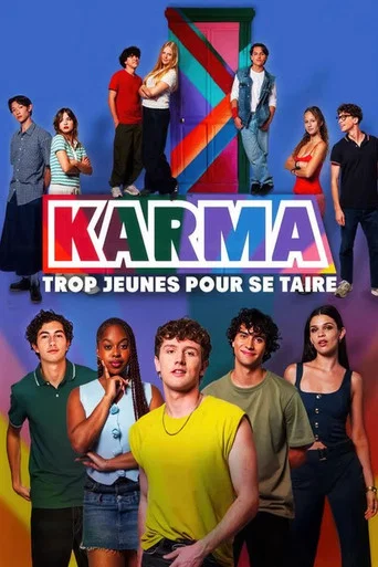 Series poster for Karma, too young to shut up (2026)