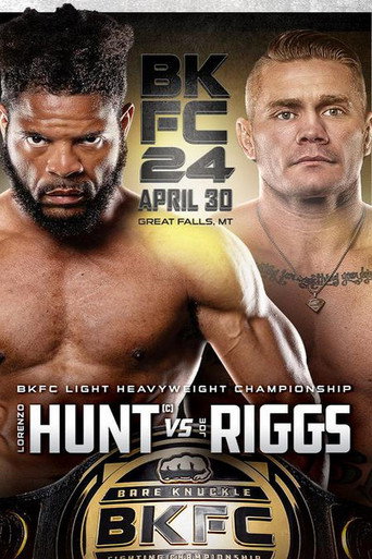 Movie poster for BKFC 24: Hunt vs Riggs (2022)