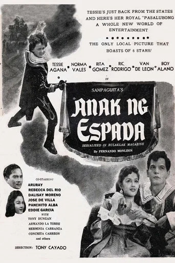 Movie poster for Anak ng Espada (1954)