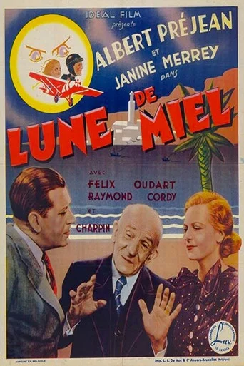 Movie poster for Lune de miel (1935)