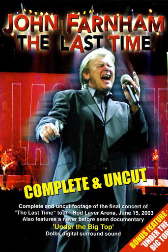 Movie poster for John Farnham - The Last Time (2003)