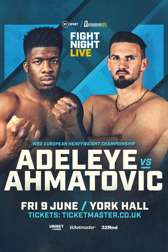 Movie poster for David Adeleye vs. Emir Ahmatovic (2023)
