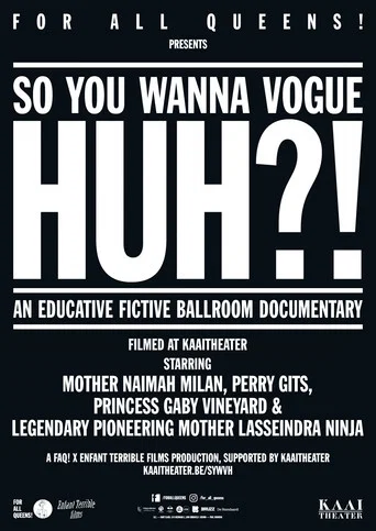 Movie poster for So You Wanna Vogue Huh?! (2024)