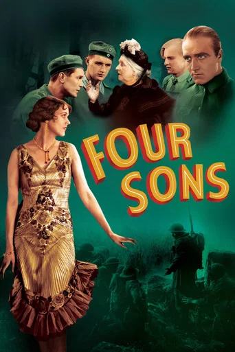 Movie poster for Four Sons (1928)