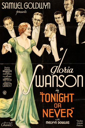 Movie poster for Tonight or Never (1931)