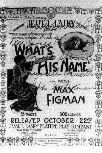 Movie poster for What's His Name (1914)