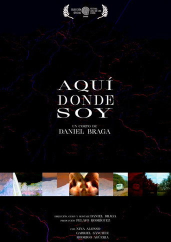 Movie poster for Aquí donde soy (2025)