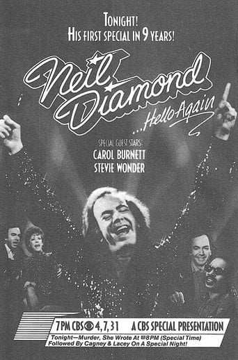 Movie poster for Neil Diamond... Hello Again (1986)