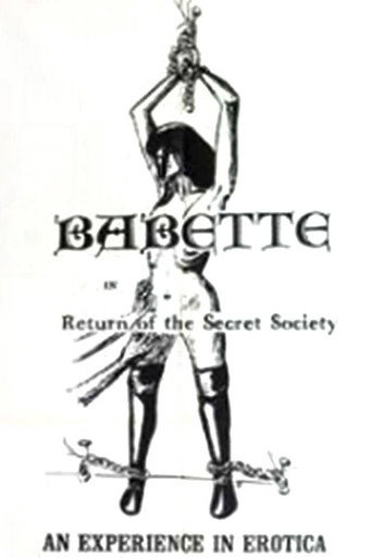 Movie poster for Return of the Secret Society (1968)