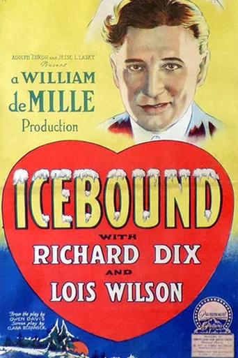 Movie poster for Icebound (1924)