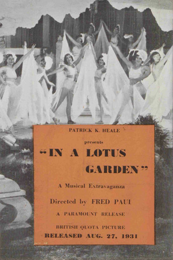 Movie poster for In a Lotus Garden (1931)