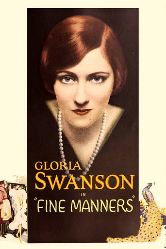 Movie poster for Fine Manners (1926)