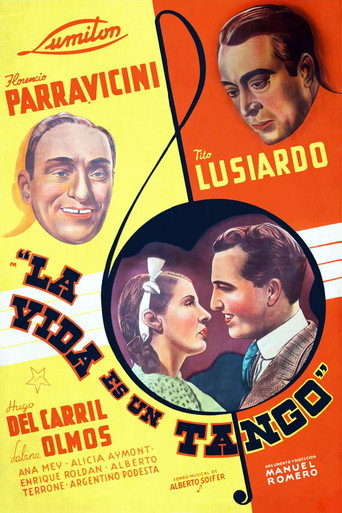 Movie poster for La vida es un tango (1939)