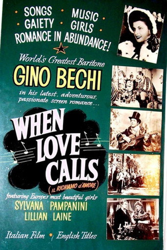 Movie poster for When Love Calls (1947)