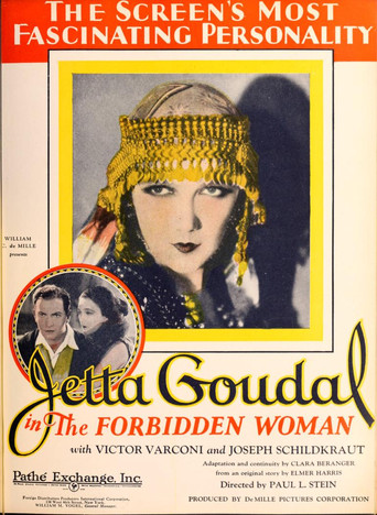Movie poster for The Forbidden Woman (1927)