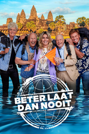 Beter laat dan nooit poster