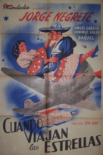 Movie poster for Cuando viajan las estrellas (1942)