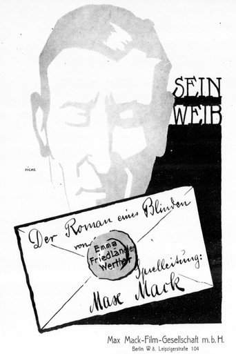 Movie poster for Sein Weib (1918)