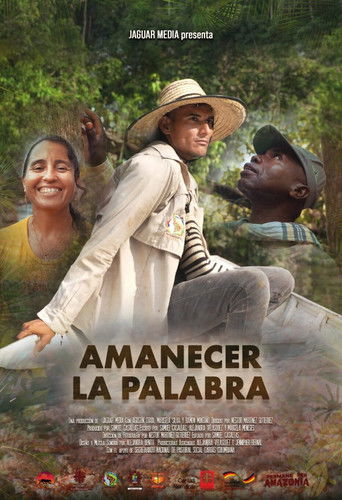 Amanecer la palabra poster