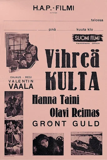 Movie poster for Vihreä kulta (1939)