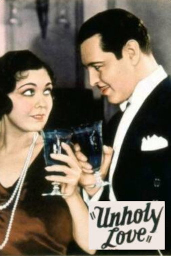 Movie poster for Unholy Love (1932)