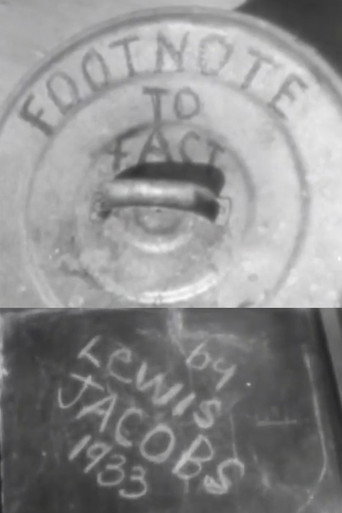 Movie poster for Footnote to Fact (1933)