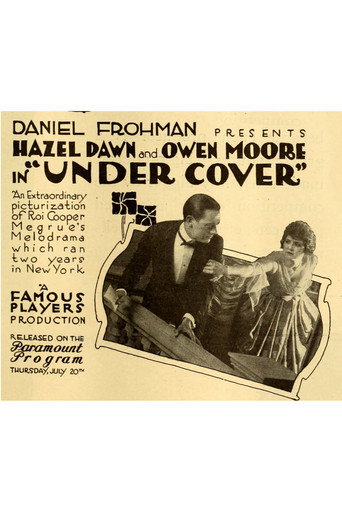 Movie poster for Under Cover (1916)