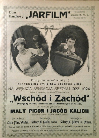 Movie poster for East and West (1923)