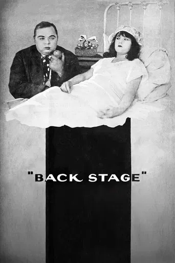Movie poster for Back Stage (1919)