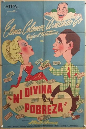 Movie poster for Mi divina pobreza (1951)
