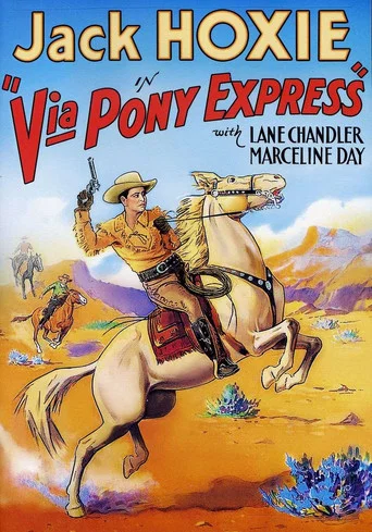 Movie poster for Via Pony Express (1933)