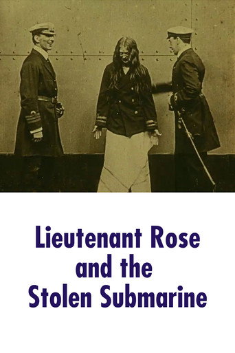 Movie poster for Lieutenant Rose and the Stolen Submarine (1910)