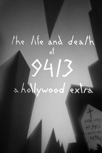 Movie poster for The Life and Death of 9413: A Hollywood Extra (1928)