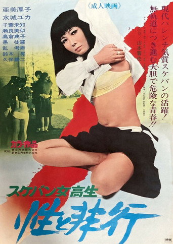Movie poster for Sukeban Schoolgirl: Sex and Delinquency (1972)