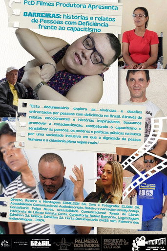 Movie poster for Barreiras: Histórias e relatos de pessoas com deficiência frente ao capacitismo (2024)