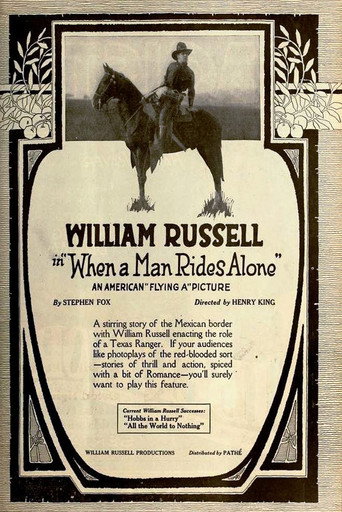 When a Man Rides Alone poster