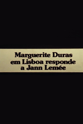 Movie poster for Mulher a Mulher: Interview with Marguerite Duras by Yann Lemée (1980)