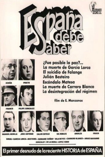 España debe saber poster