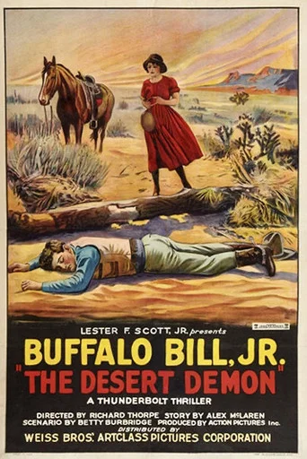 Movie poster for The Desert Demon (1925)